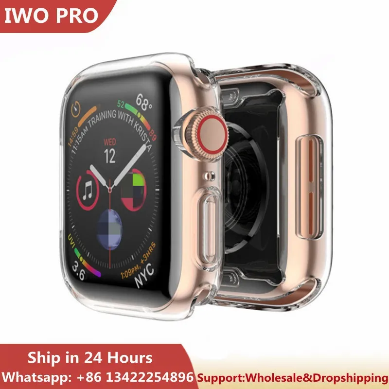 Smart Watch 2020 Frame Bumper Cover Case Shell Screen Protector for Series 4/5/6 44mm 40mm Protective Accessories | Электроника