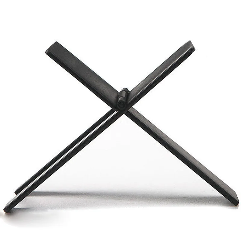 JX-LCLYL New Classic Black Alloy Foldable Cigar Cigarette Holder Ashtray Showing Stand