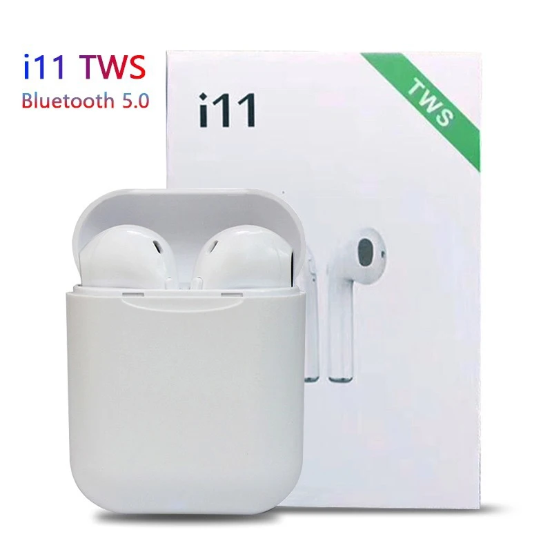 

Wireless Bluetooth 5.0 headphones portable mini Earbuds with charge box Outdoor sport headsets i11- TWS