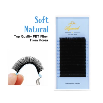 

AGUUD C CC D DD Curl Individual Eyelash Extension Natural Soft Silk Lashes Russian Volume Classic Eyelash Extensions Cilios