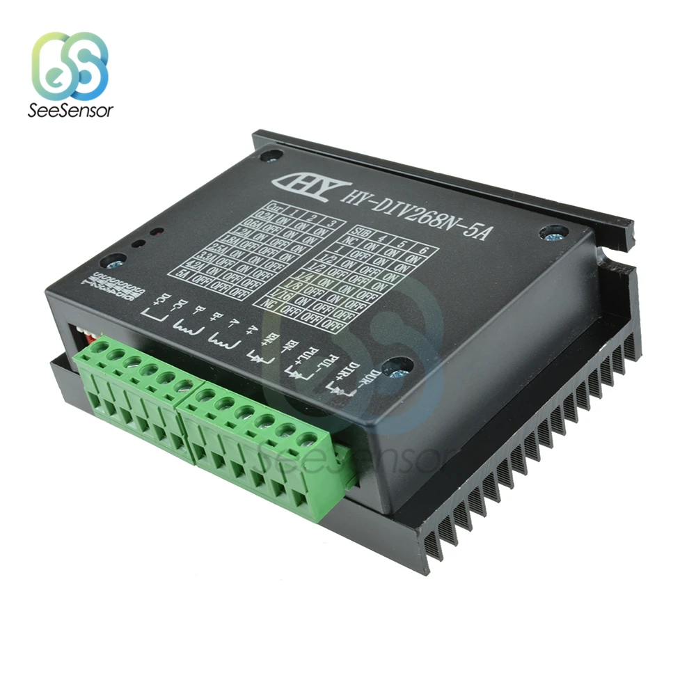 

TB6600 5A Stepper Motor Driver Module CNC Controller For Nema 23 Nema 17 Single Axis Two Phase Hybrid Stepper Motor