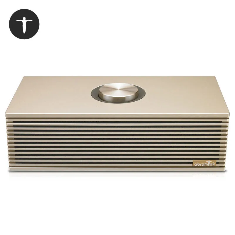 Золотой AbramTek Bluetooth динамик s беспроводной Hifi режим стерео объемный сабвуфер домашний компьютер без потерь Музыкальный динамик поддержка TF - Цвет: Золотой