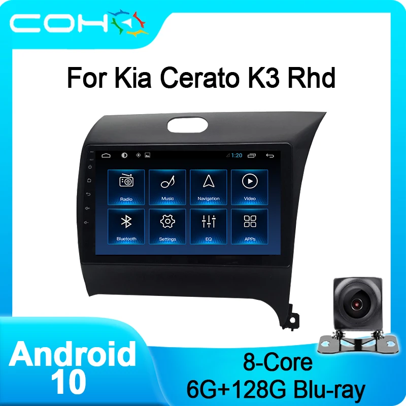 COHO для Kia Cerato K3 Rhd Gps Автомобильный мультимедийный плеер Радио Android 10 0 Octa Core 6 + 128G|Мультимедиаплеер авто| |
