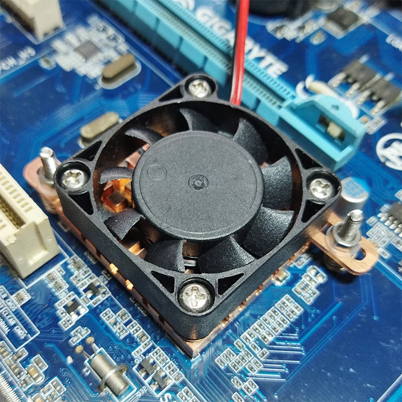 マザーボード CPU 冷却ファン 三点セット 純銅ノースブリッジマザーボードチップセットヒートシンクの