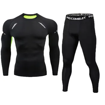 

2020 new Men's Pants Anti-sweat Elastic Quick Drying Sports Running Fitness Training Tights Trousers suit Quick-drying pants
