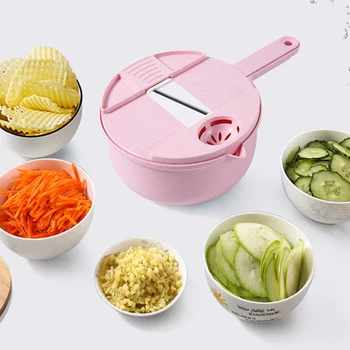 

Vegetable Fruit Grater Cutter Slicer Peeler Kitchen Accessories Multifunctional Gadgets Drain Basket Kitchen Tools Utensils