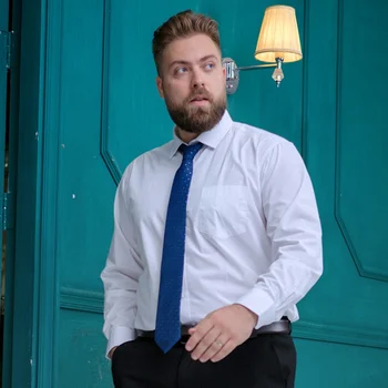 

formal shirts men long sleeve cotton oversize office shirts business large size 8XL 9XL 10XL simple work shirt white black blue