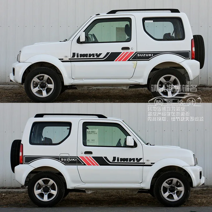 Car stickers FOR Suzuki Jimny body waistline JIMNY modified body color