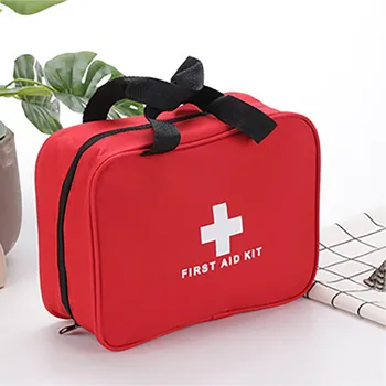 

Portable First Aid Bag Small Outdoor Travel Rescue Bag First Medicine Storage Pouch Red Waterproof Bag