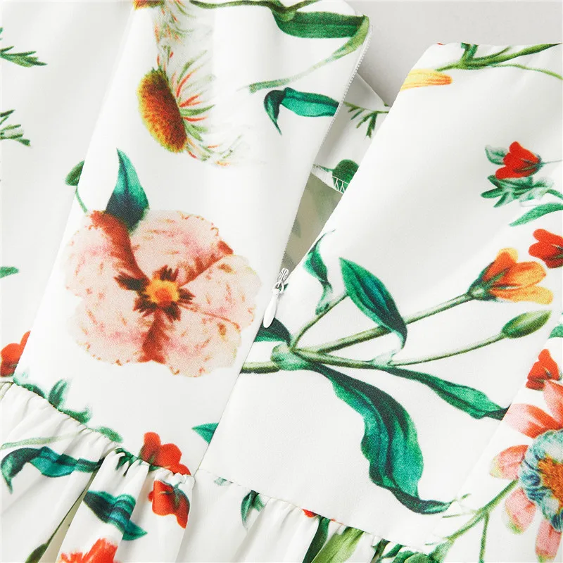 Summer Family Dress Mother and Daughter Matching Girl Daughter Outfits Dresses Mom and Daughter Matching Clothes Cotton Dresses