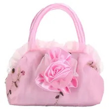 Детская Цветочная сумка, сумочка, кошелек, модный подарок, клатч, кошелек, тоут, розовый