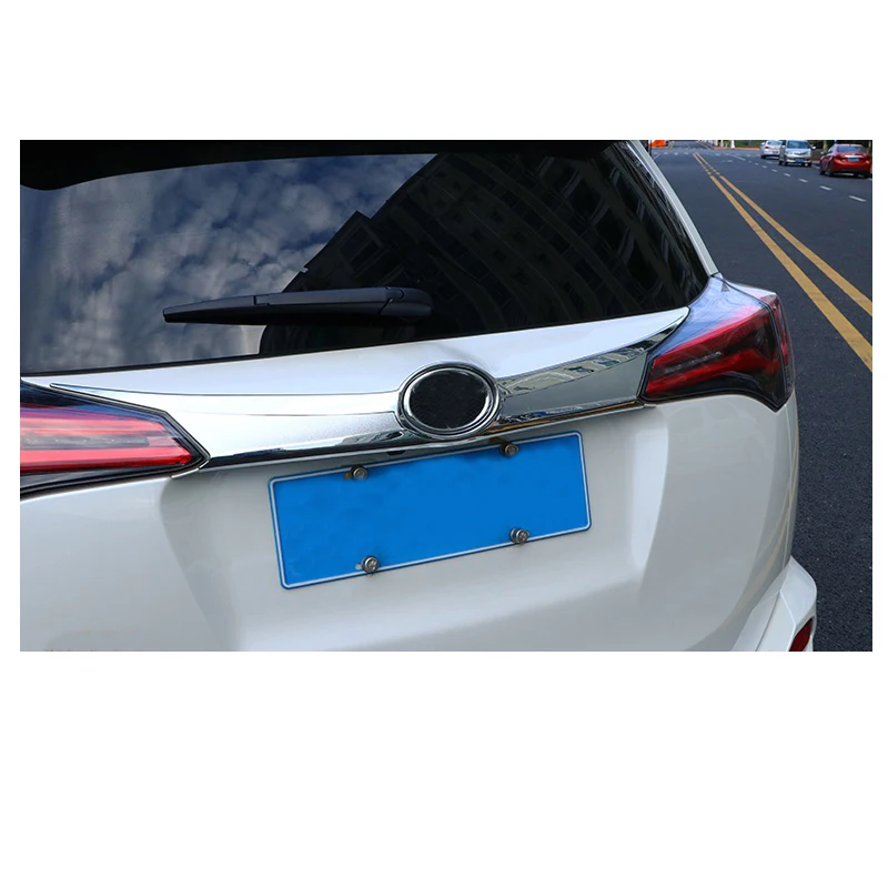 Lsrtw2017 для Toyota Rav4 автомобильная задняя багажная дверь логотип лента планки