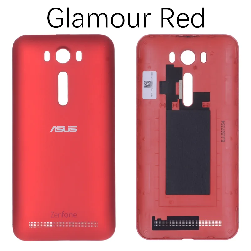 Задний корпус для ASUS Zenfone 2 Laser ZE500KL Z00ed задняя крышка батарейного отсека с кнопкой ZE500KG - Цвет: Red