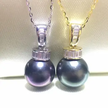 

New Design 925 Sterling Silver Pendant Mounts Pendant Findings Component Jewelry Parts Fittings for Pearl Jade Agate Stones