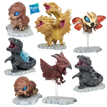 

Hasbro 3-9cm 7pcs/set Godzilla machine Triceratops Dinosaurs PVC Action Figure Collectible Model Doll Children Gift