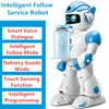 Intelligent Follow Service Robot Voice Dialogue Touch Sensing Delivery Mode Sing And Dance Programming Educational RC Robot Toy 2