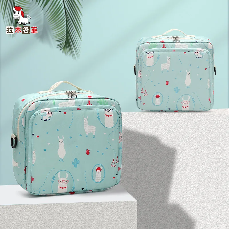 

Large-Volume Nursing Urinary Cloth Bag Waterproof Cloth Bag Portable zhi jin dai Cartoon Pattern Bag Multifunctional Bag Shoulde