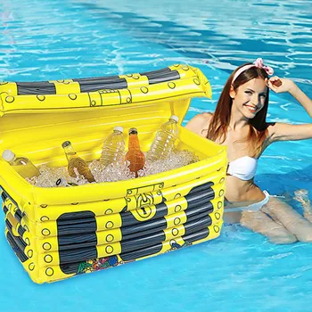

Inflatable Swimming Pool Ice Bucket Beverage Fruit Treasure Box Bar Party Festival Beach Interactive PVC Toy Accessories
