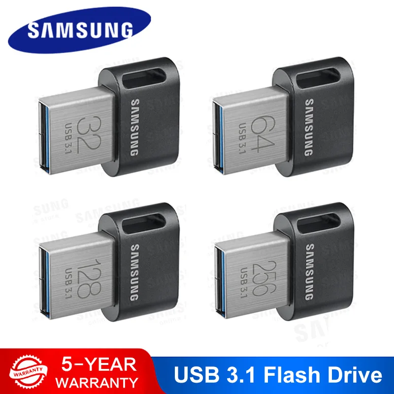 SAMSUNG USB 3 1 новый флеш накопитель 32 ГБ 200 МБ/с. 64 Гб 300 128 256 400 м/с флешки Металл Мини usb