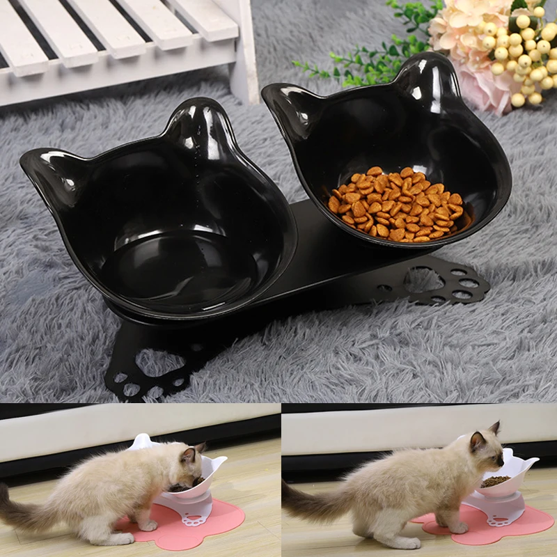 ademen Kinderpaleis Nu al Anti Braaksel Orthopedische Voerbak Kat En Hond Feeder Voeden Lade  Beschermt De Baarmoederhals En Voorkomt De Kat Kom van Kantelen|Kat Voeding  & Water Benodigdheden| - AliExpress