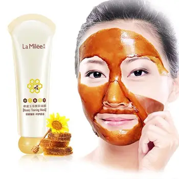 

60G Honey Tearing Mask Peel Mask Oil Control Painless Blackhead Remover Peel Off Dead Skin Clean Pores Shrink Face Care