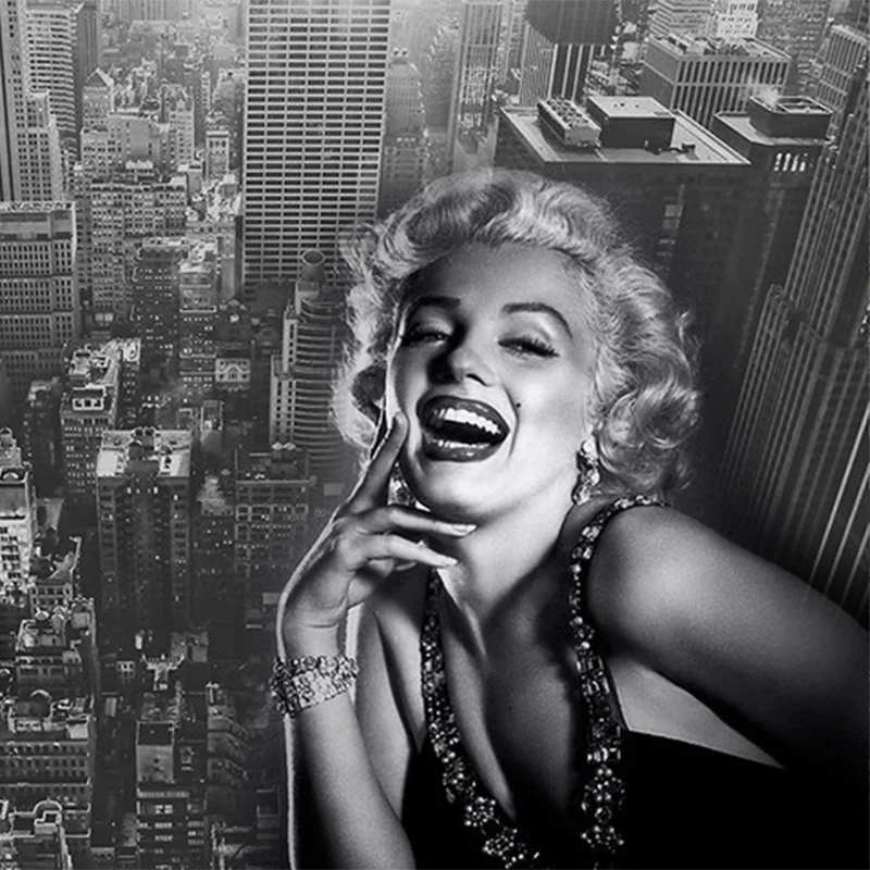 Modern-Simple-Black-And-White-Building-Marilyn-Monroe-Photo-Wallpaper-Living-Room-Restaurant-Shopping-Mall-Decor (1)