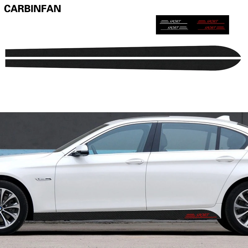 Наклейки для автомобиля с боковым подолом наклейки в полоску BMW E90 E92 E93 F20 F21 F30 F31 F32