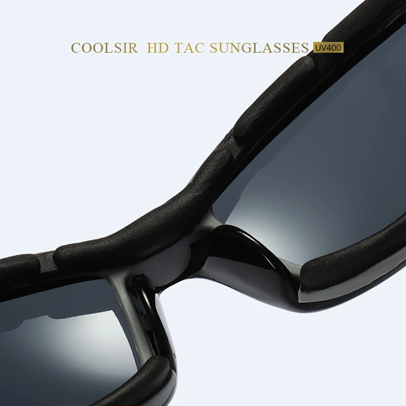 VIAHDA NEW Polarized Sunglasses Men Brand Design Mirror Sport