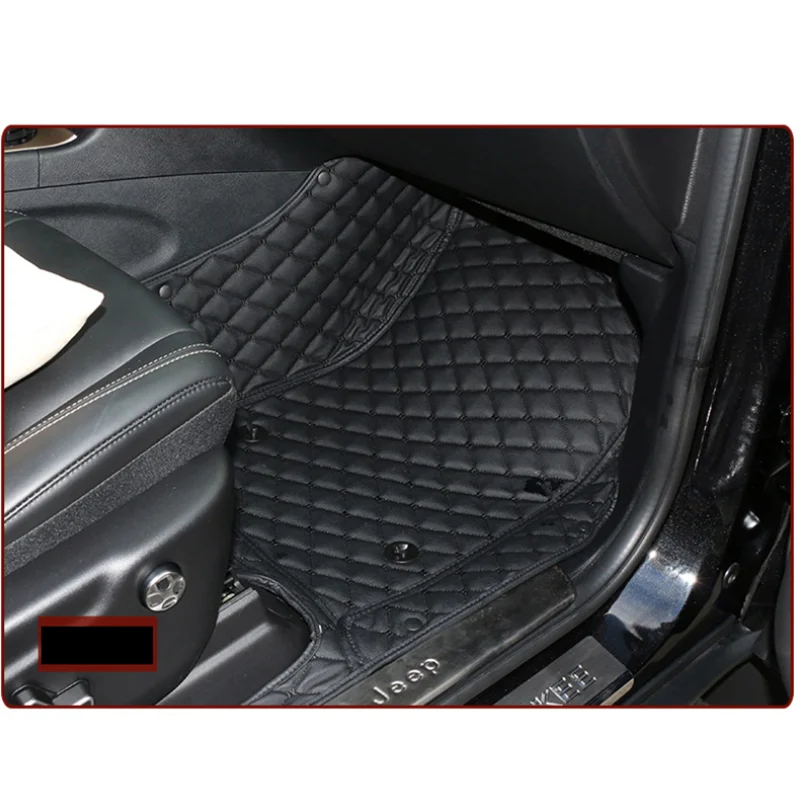Кожаные автомобильные коврики для jeep grand cherokee wj 1999 2000 2001 2002 2003 2004 аксессуары