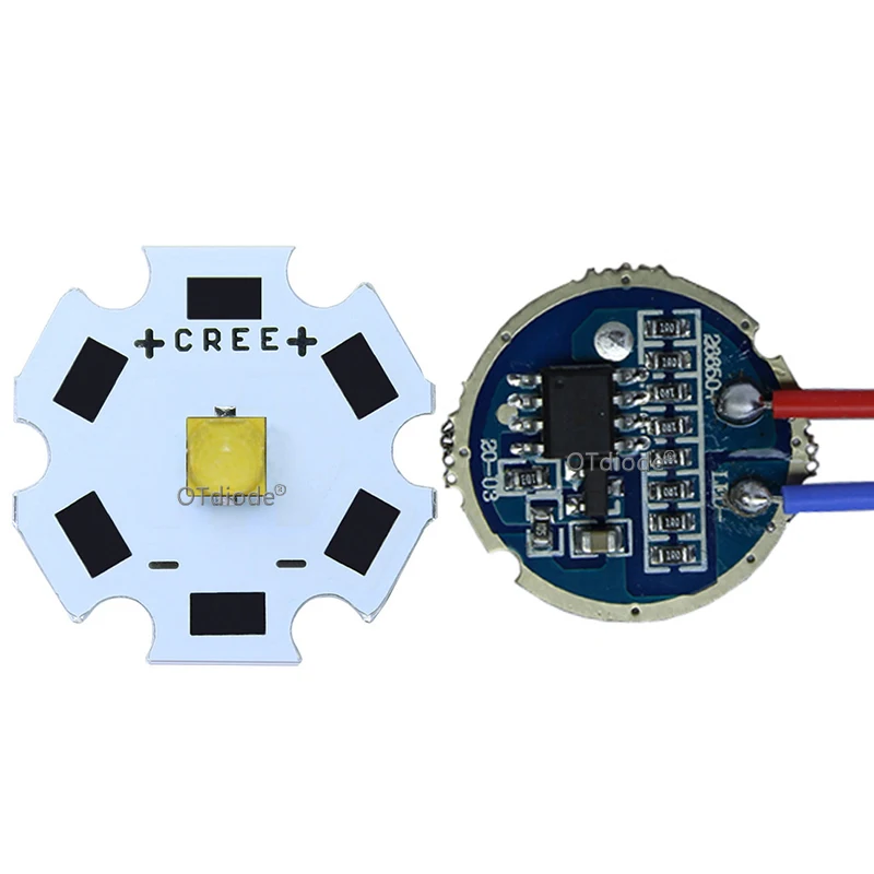 Cree XPL2 XPL2 10 Вт высокой мощности Мощность светодиодный излучатель холодный белый диод 16/20 мм PCB+ 17 мм/22 мм DC3.6V драйвер для Sopt детали фонарика "сделай сам"