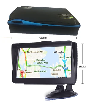 

cargps navigation system7 inch high-definition Lincoln navigutorFM voice car alarm car navigation with sunshade clip 2