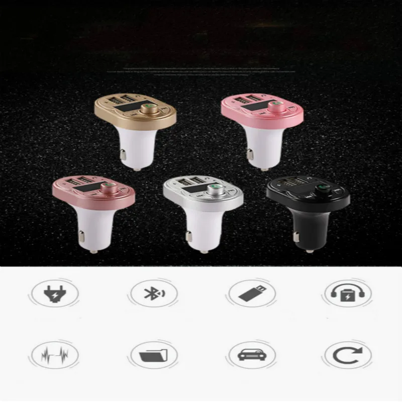Stereo Receiver Car Mp3 Player Transmisor Fm Modulator Audio Bluetooth Music Car Kit Radio Transmitter Decoder Autoradio Sd Tf