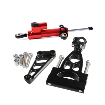 

Motorcycle Steering Damper Set Stabilizer With Bracket Mounting Assemblly For HONDA CB400VTEC CB400 VTEC CB 400 VTEC 1999-2012