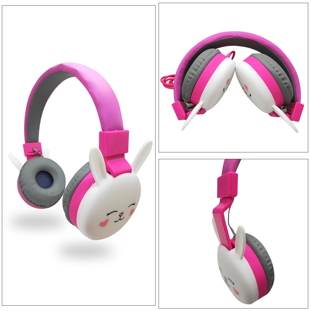 Led Cat Ear Noise Bluetooth 5 0 Headphones Noise Cancelling Headphones Kid Headset With Mic Support Tf Card 3 5mm Plug Headphone