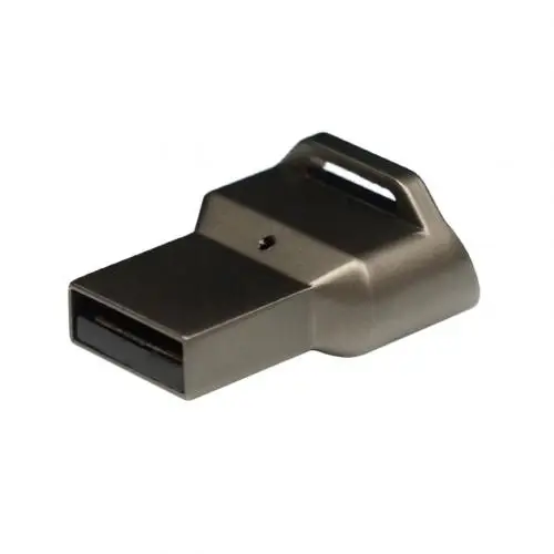 Черный Безопасность ПК ноутбук USB считыватель отпечатков пальцев замок пароль для Windows 10 - Цвет: Черный