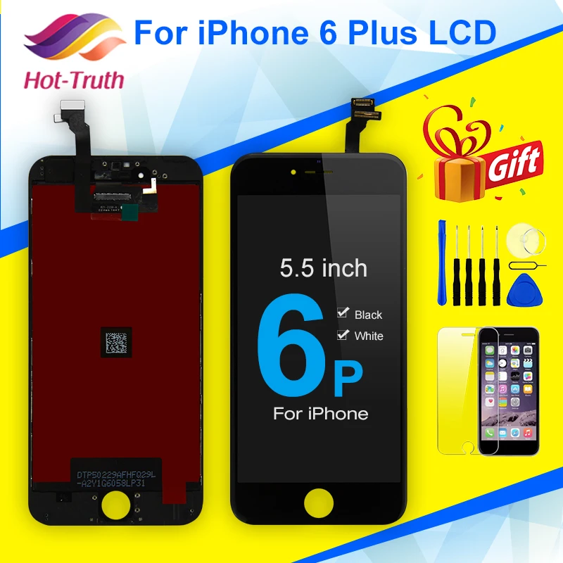 Grade Aaa Oem Screen For Apple Iphone 6 Plus 5 5 A1522 A1524 A1593 Black White Lcd Display 3d Touch Screen Digitizer Assembly Mobile Phone Lcd Screens Aliexpress