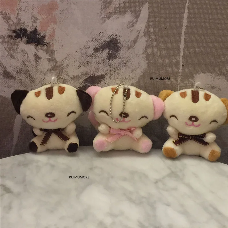 Mix Colors , NEW Cats Plush Stuffed TOY , Keychain Pendant Small Toy