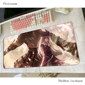 

Fate Stay Night mouse pad Colourful Computer mat 70x30cm gaming mousepad large Indie Pop padmouse keyboard games pc gamer desk