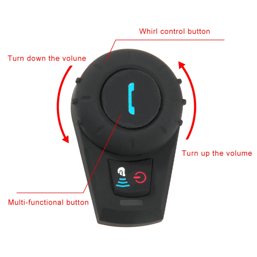 M1035BT Bluetooth домофон шлем для мотоцикла мопеда громкоговоритель домофона системы мотоциклетный шлем домофон Handfree 500 м
