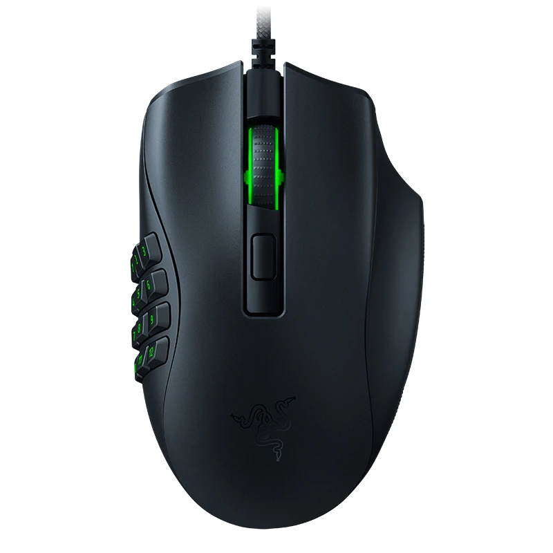 

Razer Naga X Wired Gaming Mouse 18K DPI Optical Sensor 2nd-gen Optical Switch Chroma RGB Lighting 16 Programmable Buttons 85g