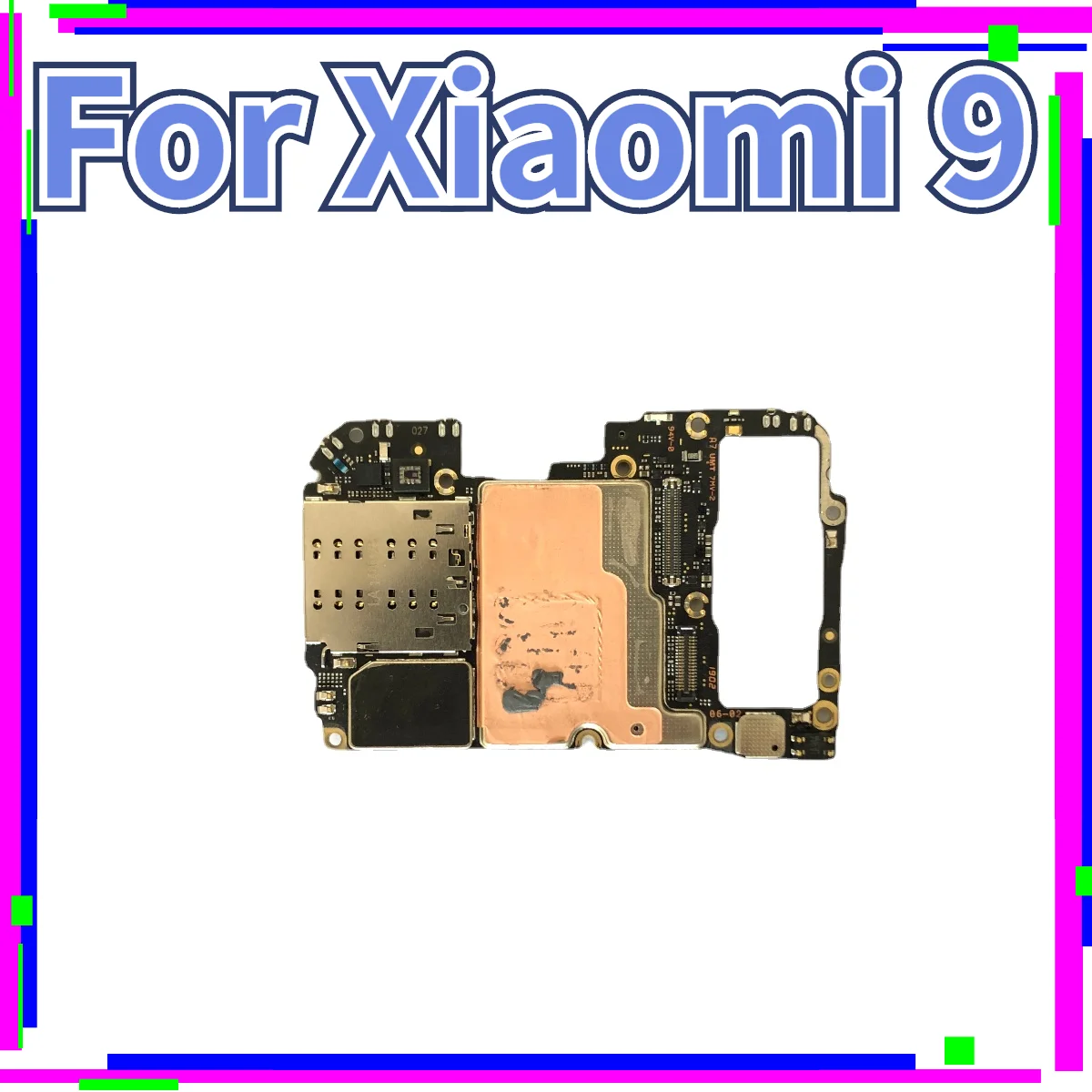 100% разблокированная материнская плата 64 Гб 128 ГБ для Xiaomi 9 Mi с полными ЧИПАМИ схемы