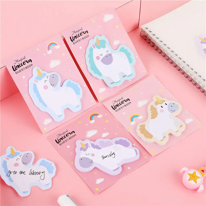 Милый мультяшный блокнот креативный Kawaii Sticky Notes планировщик для скрапбукинга