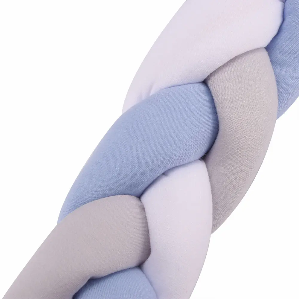 2 м детский бампер кровать оплетка узел подушка для младенцев детской кроватки