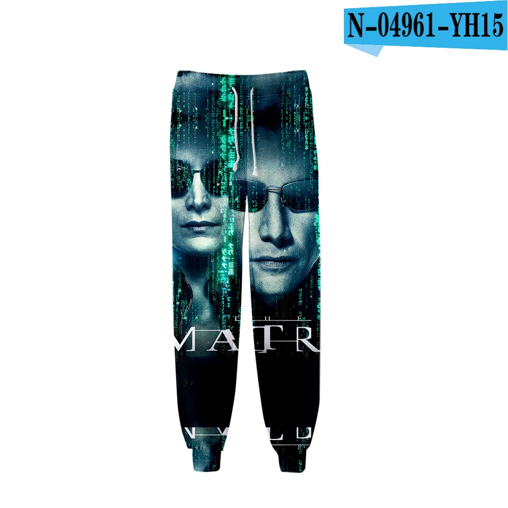 The Matrix Science fiction спортивные штаны лосины модные популярные трендовые удобные повседневные штаны - Цвет: N04961