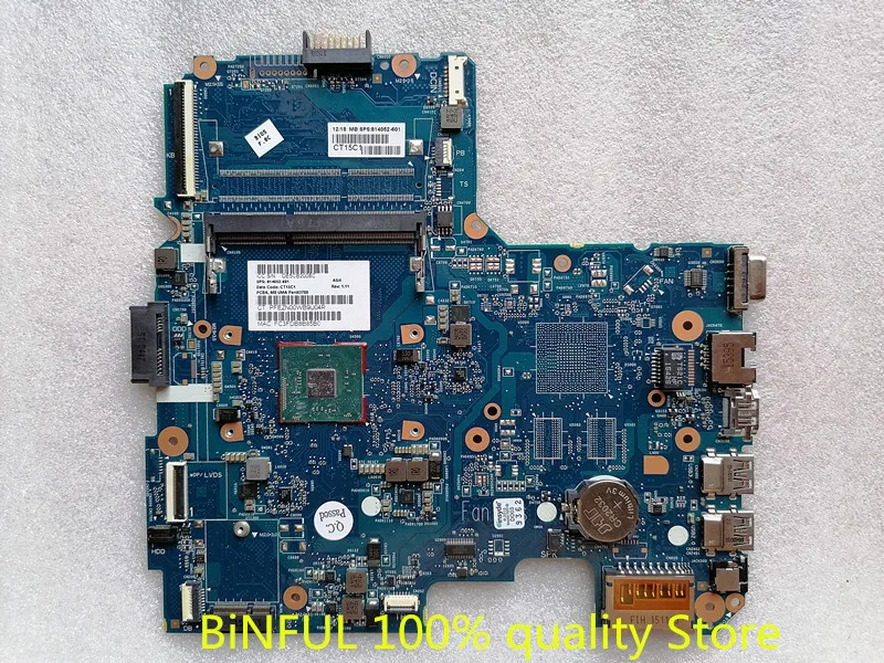 Для ноутбука HP 240 G4 14 AC N3700 814052 001 601 501 6050A2730601 MB A01 материнская плата для