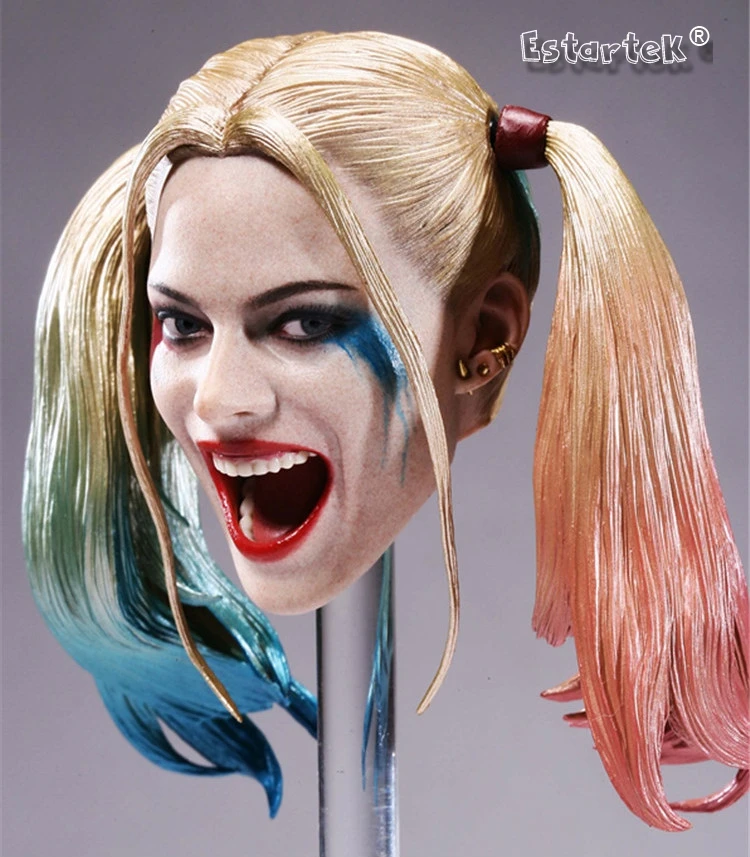 Estartek 1/6 женский джокер голова лепить для 12 дюймов Phicen Verycool фигурку DIY|head sculpt|1/6 head