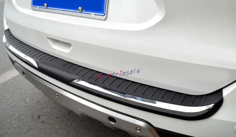 Черный внешний задний бампер защитная пластина протектор для Nissan Rogue X-Trail