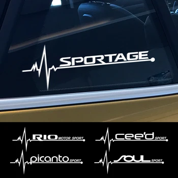 

2PCS Car Side Window Stickers For Kia Sportage 3 4 QL Rio 3 4 K2 Optima Sorento Picanto Ceed Forte Cadenza K9 Soul Accessories