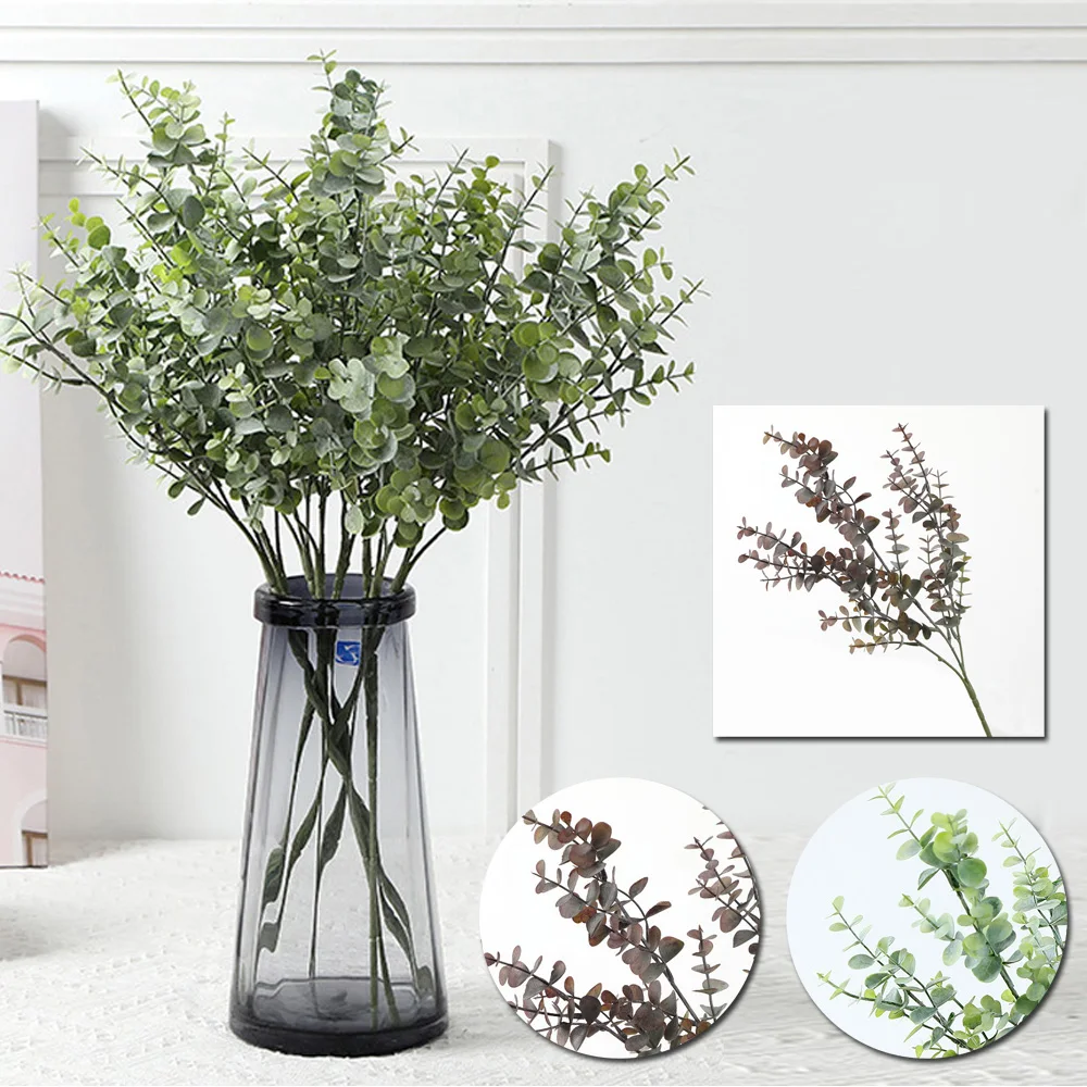 Домашний купольный купол из листьев эвкалипта, искусственные растения, интерьер гостиной спальни