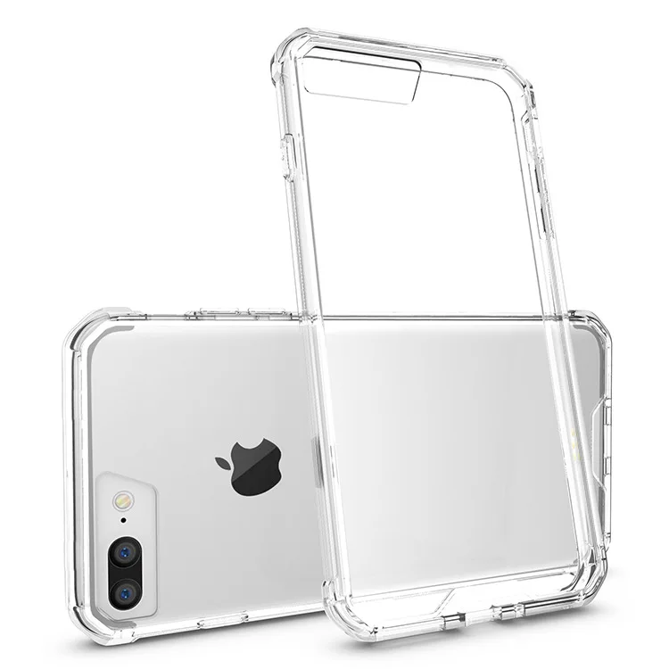 

IPhone 7 Plus Phone Case 6 S 8 XR-in-TPU + PC Transparent Acrylic Protective Case Xs MAX